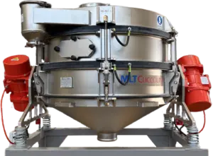 MLT Cuccolini industrial multi-frequency vibrating sieve with twin vibrating motors