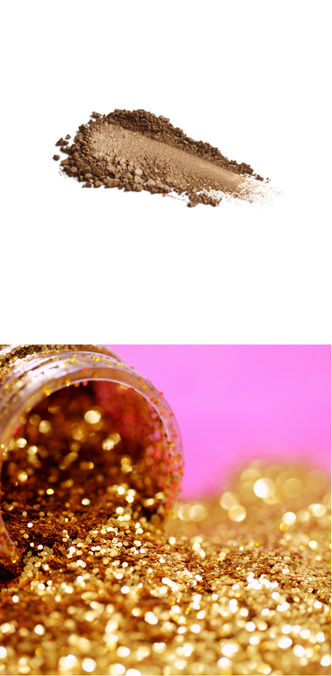 Bronze eye shadow powder