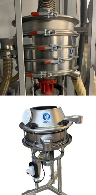 Industrial multi-deck vibrating sieve and compact VPB vibrating sieve unit for grit classification